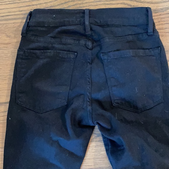 Frame le skinny de Jeanne crop Iord noir size 23 - Picture 7 of 9